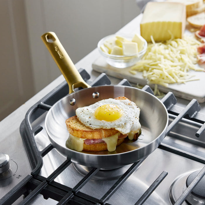 CC009589-102 - Padova Padova Frying Pan, Stainless Steel - 20cm - Product Image 3