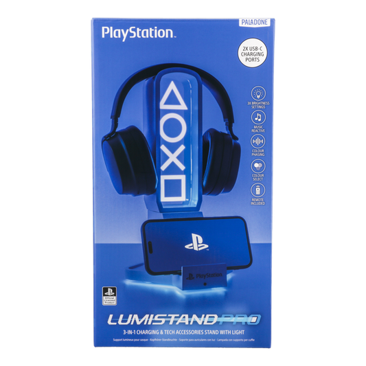 Paladone PlayStation Desk Headphone Stand With Light