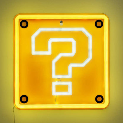Paladone Super Mario - Question Block Wall Mountable LED Neon Light