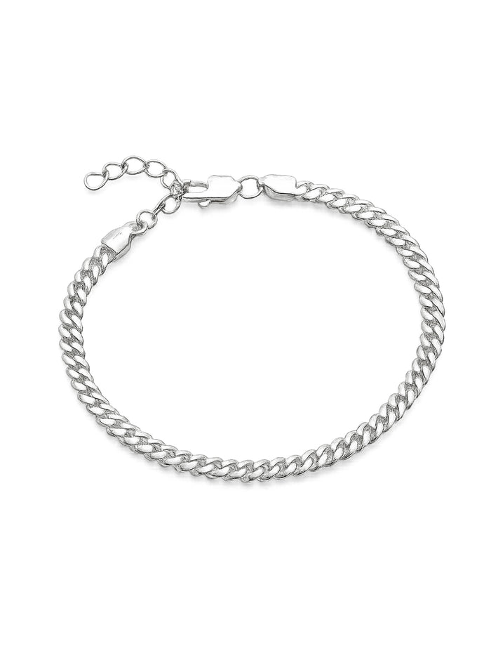Armband med pansarkedja till dam.