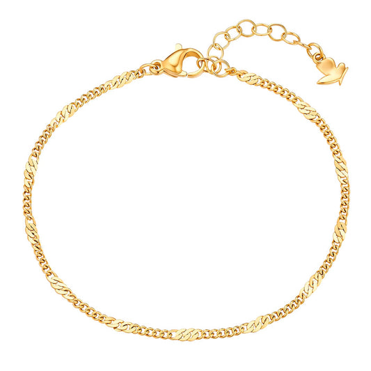 Panzerarmband gold
