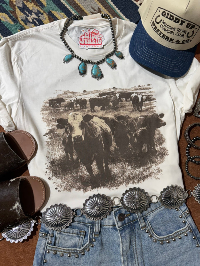 Pasture Perfect Graphic TeeNaturalS