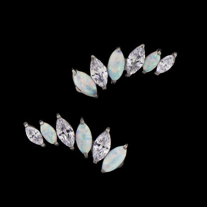 Pauline - 16G Internally Threaded - Khrysos Jewelry