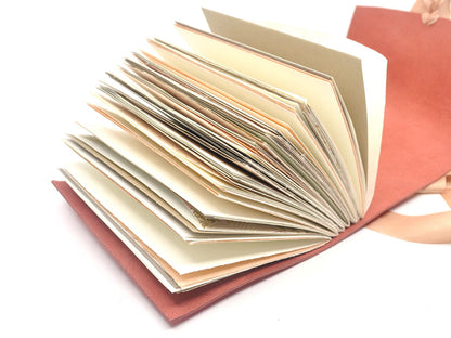 Peach Blossom One of a Kind Leather Journal