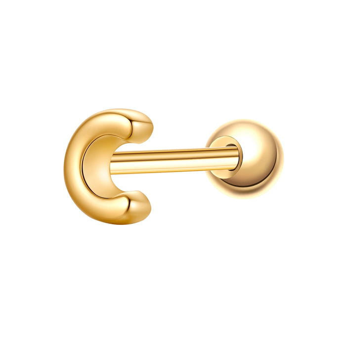Piercing Buchstabe C gold