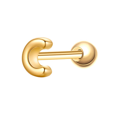 Piercing Buchstabe C gold