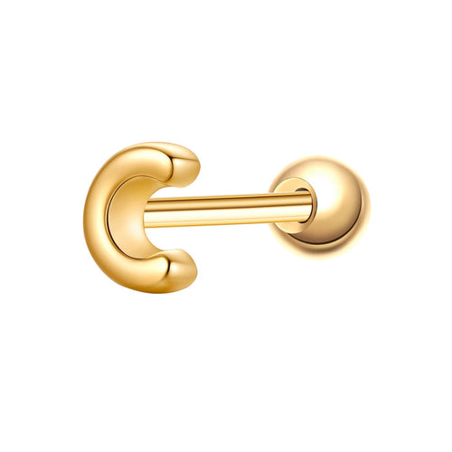 Piercing Buchstabe C gold