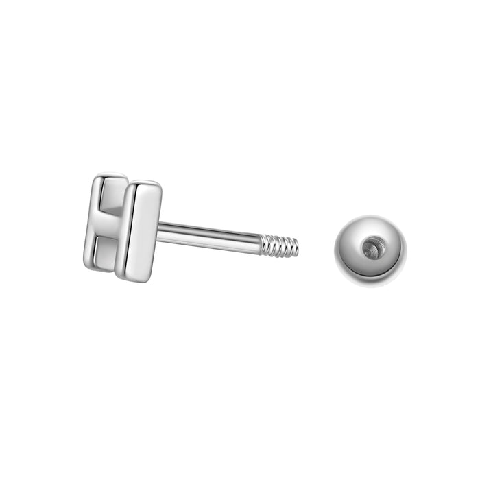 Piercing Buchstabe H