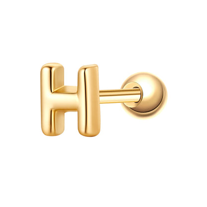 Piercing Buchstabe I gold