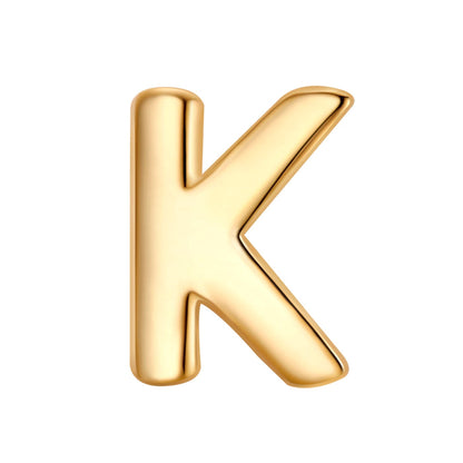 Piercing Buchstabe K gold