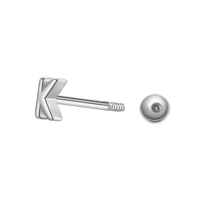 Piercing Buchstabe K