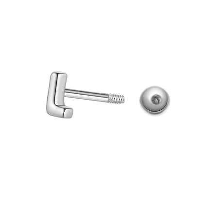 Piercing Buchstabe L