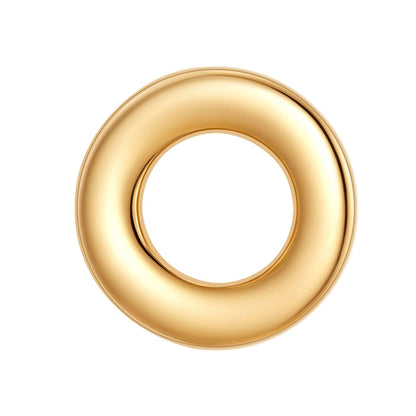 Piercing Buchstabe O gold