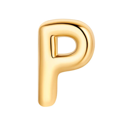 Piercing Buchstabe P gold