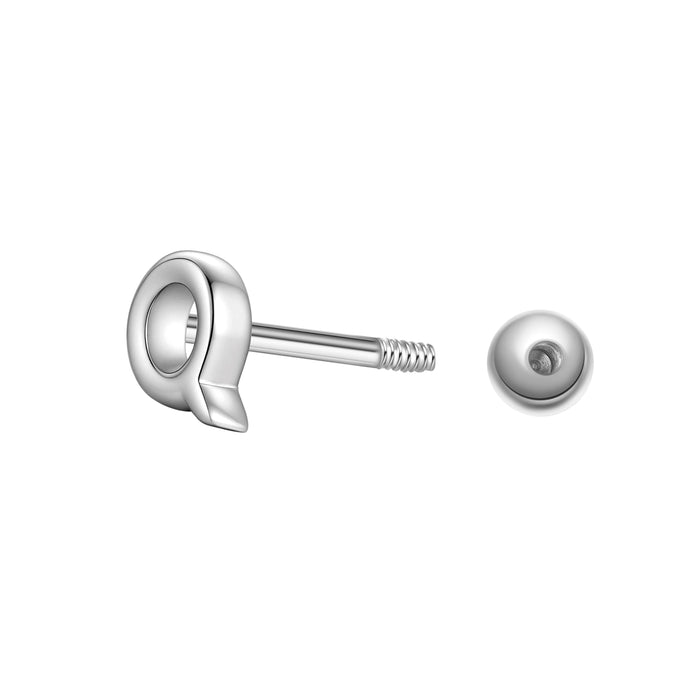 Piercing Buchstabe Q