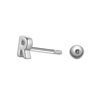 Piercing Buchstabe R