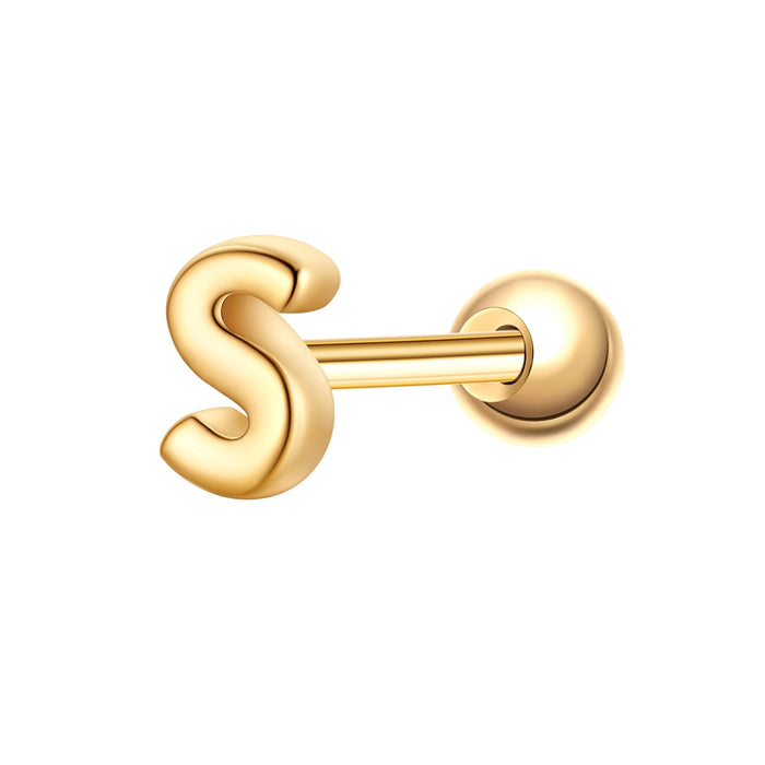 Piercing Buchstabe S gold