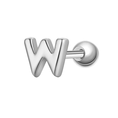 Piercing Buchstabe W