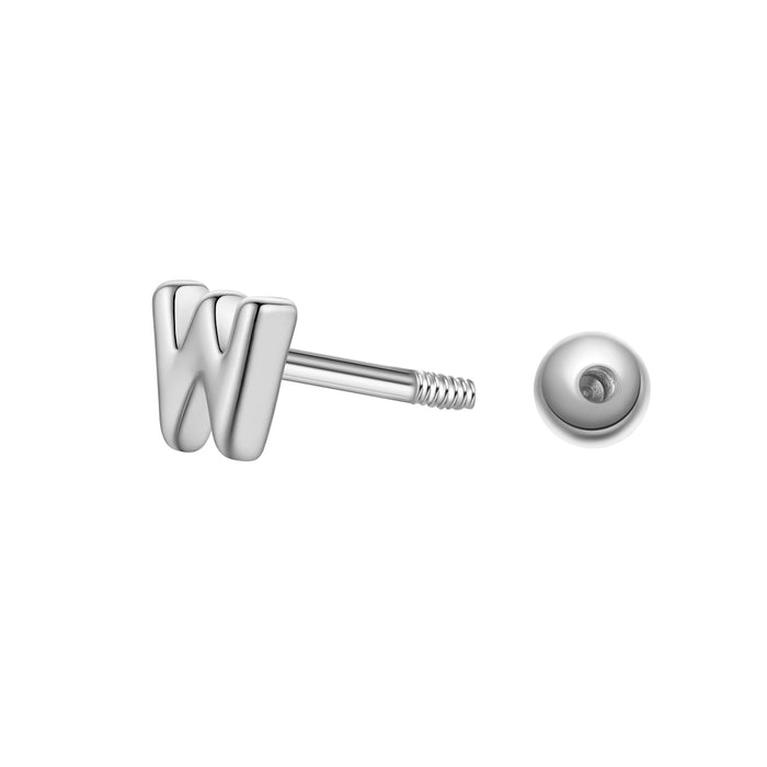 Piercing Buchstabe W