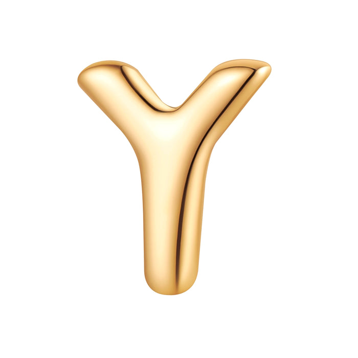 Piercing Buchstabe Y gold