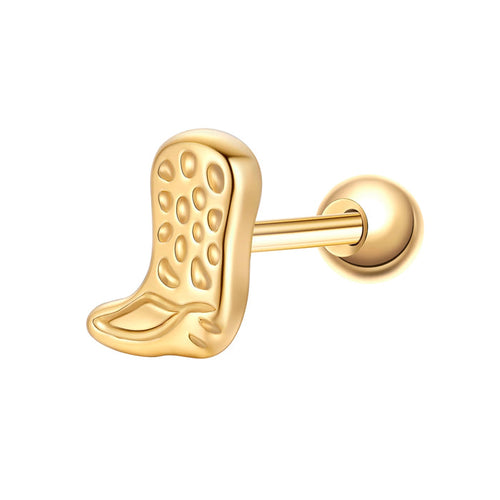 Piercing Cowboystiefel gold