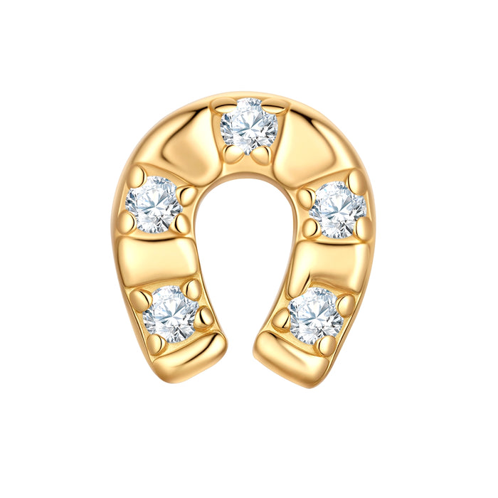 Piercing Hufeisen gold