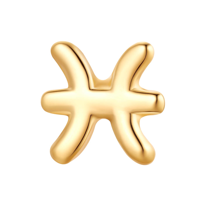 Piercing Sternzeichen Fische gold