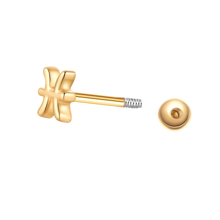 Piercing Sternzeichen Fische gold