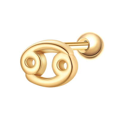 Piercing Sternzeichen Krebs gold