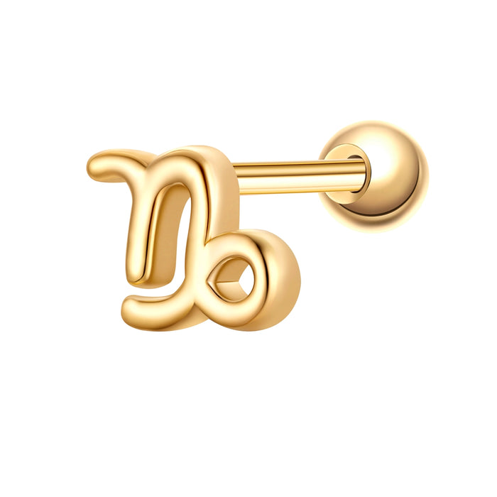 Piercing Sternzeichen Steinbock gold