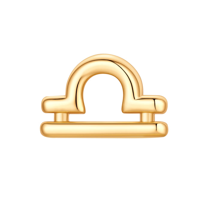 Piercing Sternzeichen Waage gold