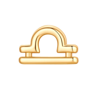 Piercing Sternzeichen Waage gold