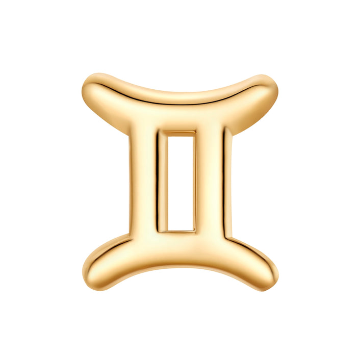 Piercing Sternzeichen Zwilling gold