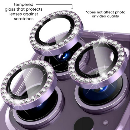 Pink Diamond Phone Camera Lens Protector