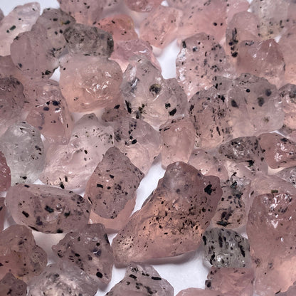 Pink Dragon Fruit Quartz with Diopside