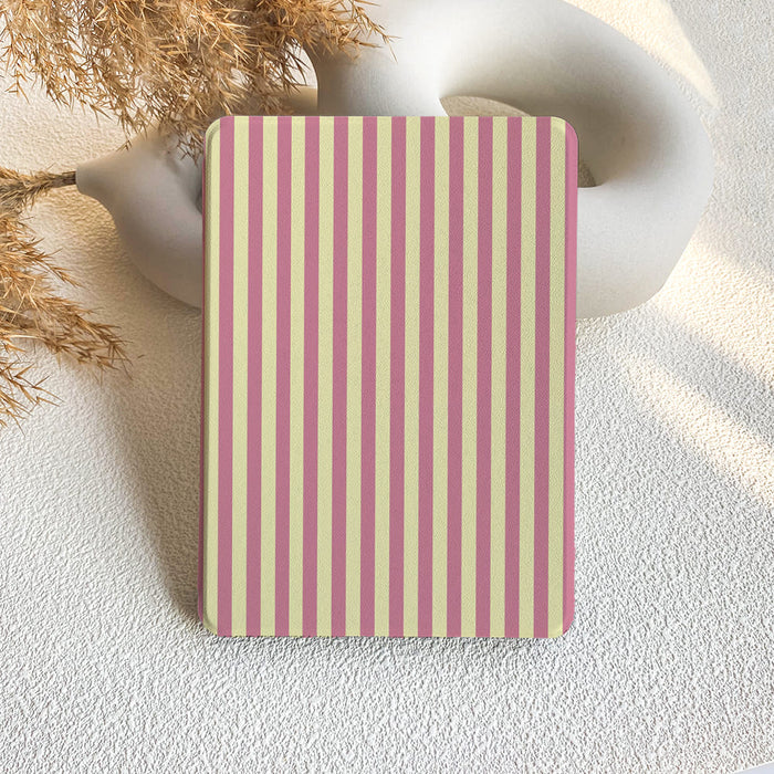 Pink & Green Stripes | Kindle Case