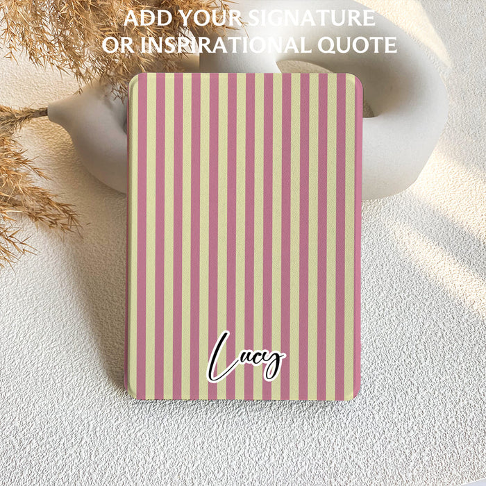Pink & Green Stripes | Kindle Case