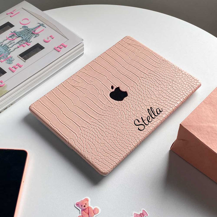 Pink Leather MacBook Case - IMCASE