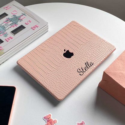 Pink Leather MacBook Case - IMCASE