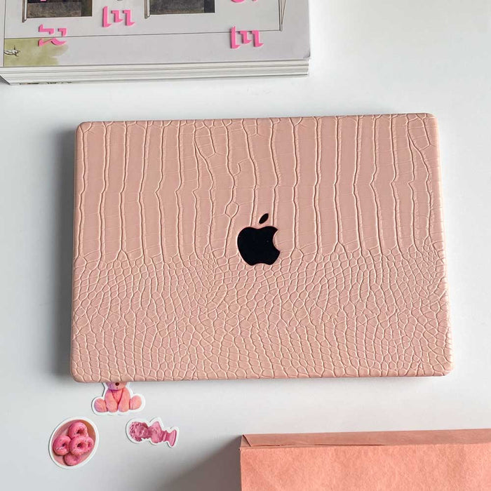 Pink Leather MacBook Case - IMCASE