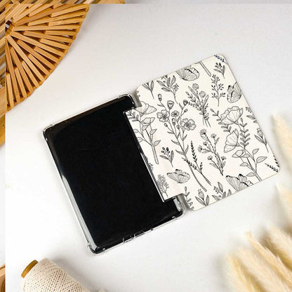 Plant Pencilwork | Kindle Case - White - IMCASE