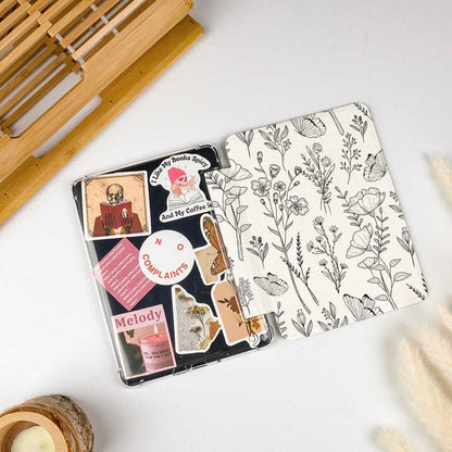 Plant Pencilwork | Kindle Case - White - IMCASE