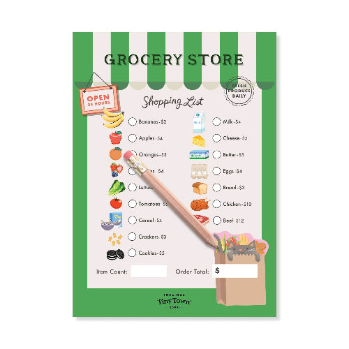 Inklings Paperie Inklings Tiny Town™ Play Notepad - Grocery Store