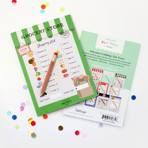 Inklings Paperie Inklings Tiny Town™ Play Notepad - Grocery Store
