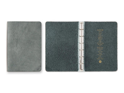 PLOTTER 6 Ring Leather Binder - Mini Shiranami