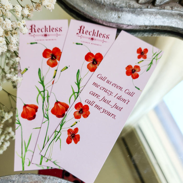 Powerless by Lauren Roberts Bookmarks Set of 3 - The Bean Workshop - bookmark, kai azer, lauren roberts, paedyn gray, powerless
