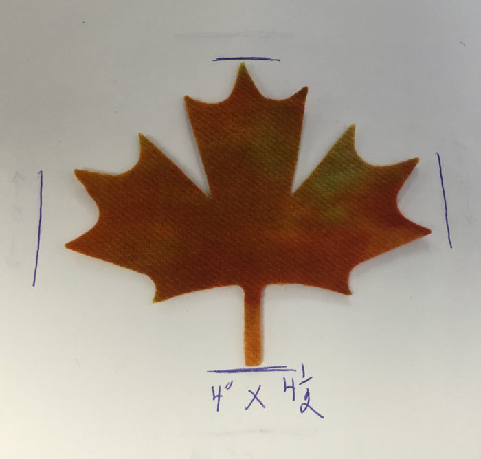 Pre cut Fall Maple Leaves