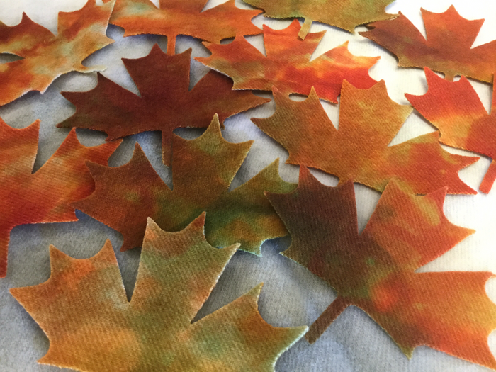 Pre cut Fall Maple Leaves