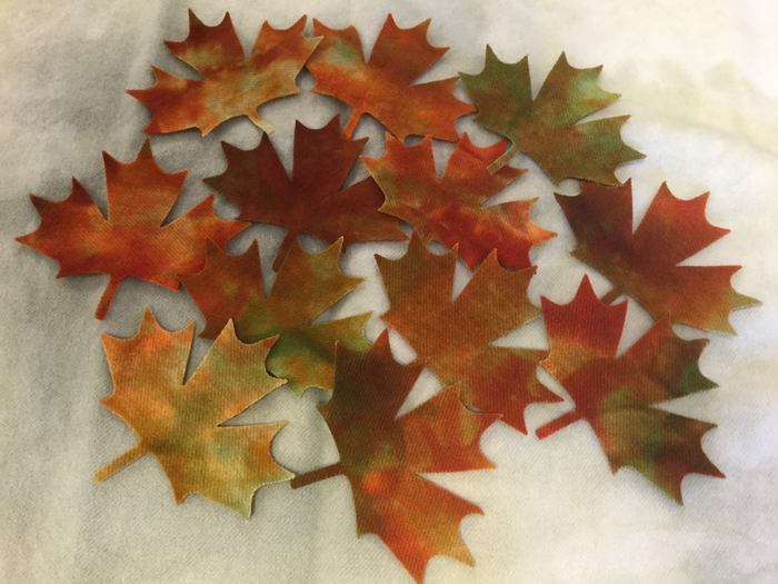 Pre cut Fall Maple Leaves