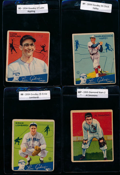 Pre-WWII Mega Mixer Break featuring Goudey Ruth and Gehrigs